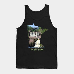 Minnesota State Outline (Gooseberry Falls State Park) Tank Top